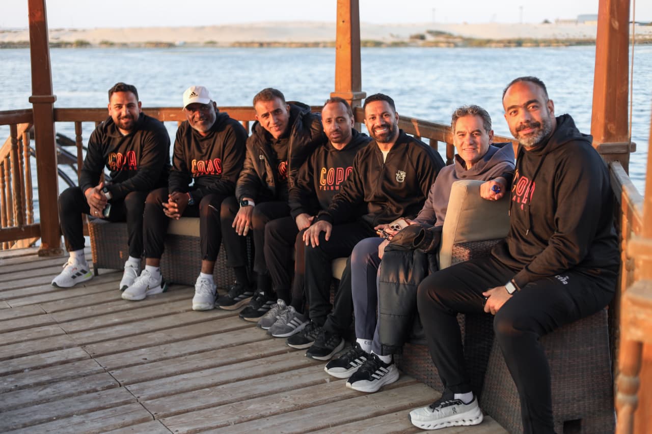 حسنى عبدربه أثناء حفلة الإفطار