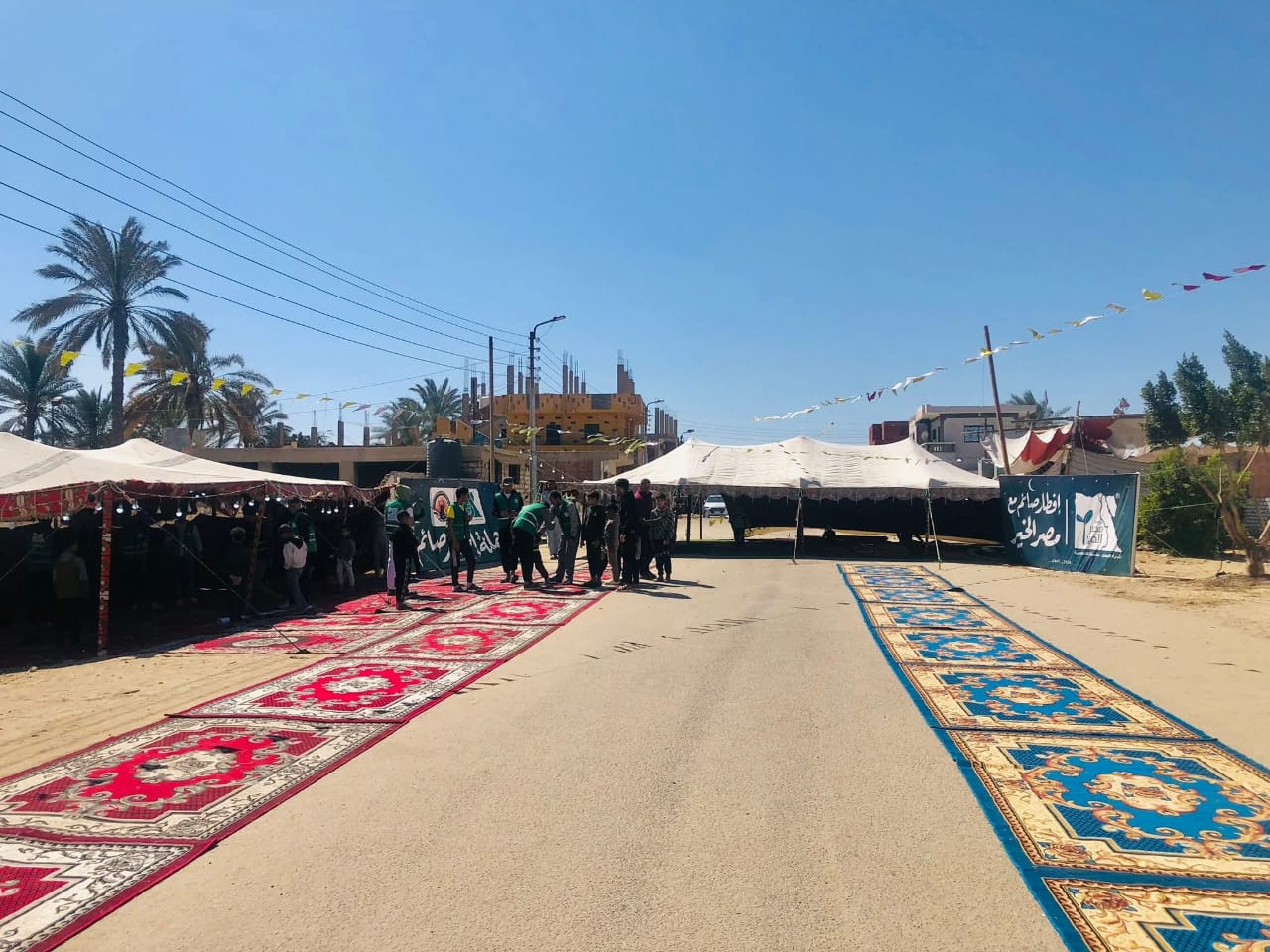 تجهيزات سبقت الافطار 