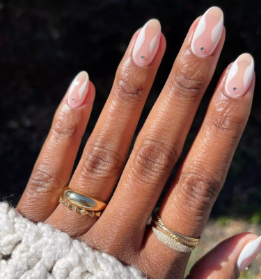 أظافر مموجة