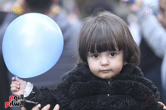 طفلة فى إفطار المطرية