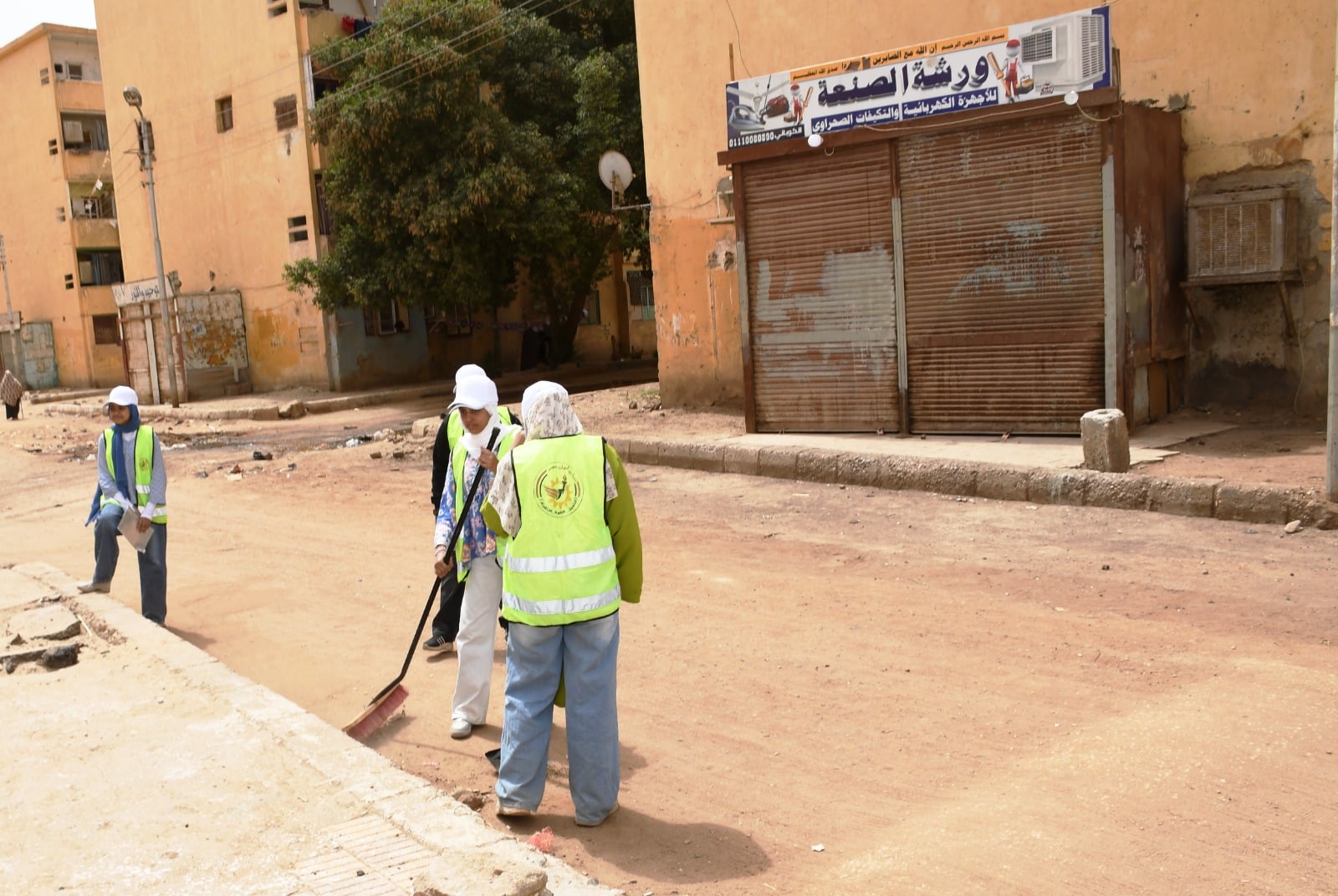 جانب من مشاركة الفتيات