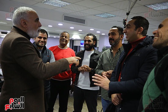 تكريم الفنان الكبير طارق الدسوقي في اليوم السابع