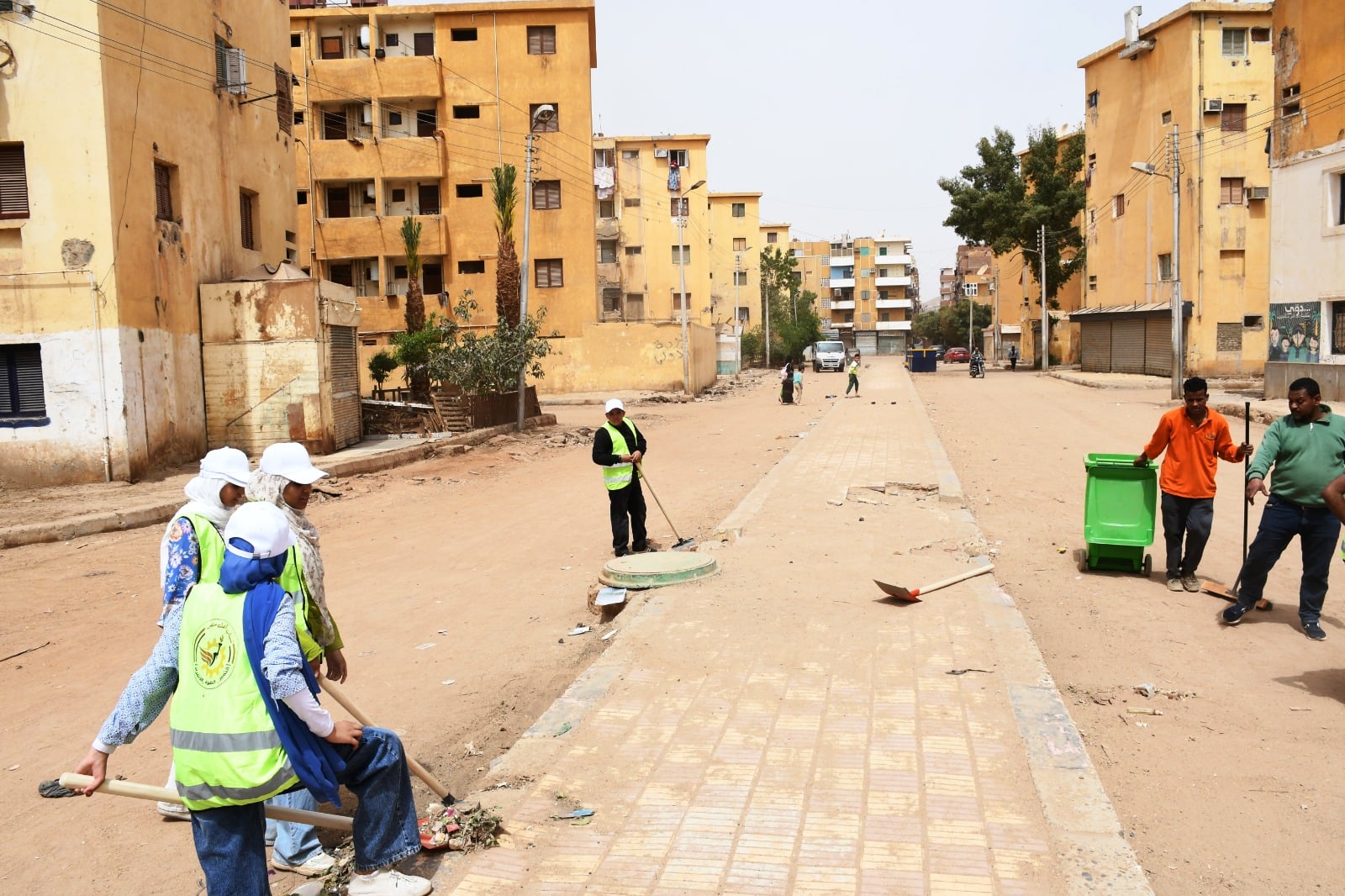 نظافة شوارع السيل