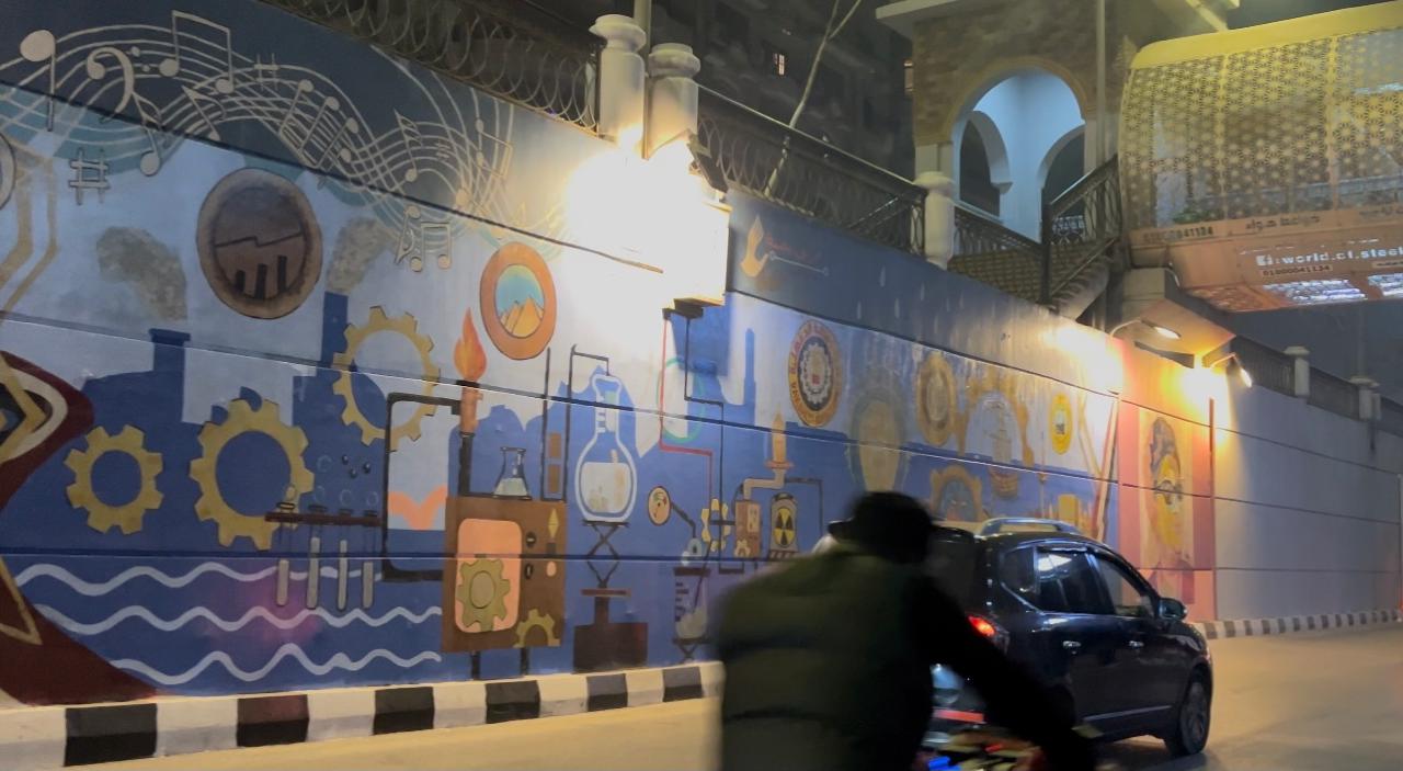 جداريات في المنصورة