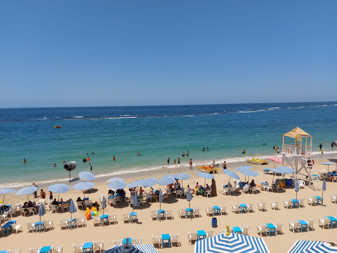 استعدادات شواطئ اسكندرية