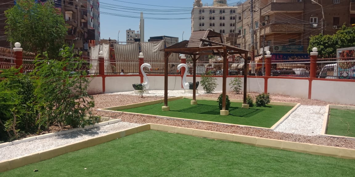 المتنزه بطهطا بعد تطويره المتنزه بطهطا بعد تطويره