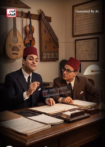 محمود الشريف مع أحمد عبد القادر