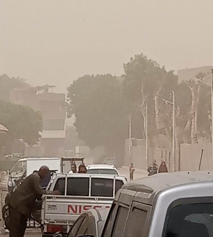 جانب من التقلبات الجوية بسماء الأقصر