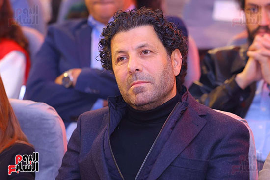 الفنان إياد نصار خلال الندوة