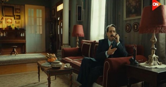 مشهد من مسلسل النص التانى