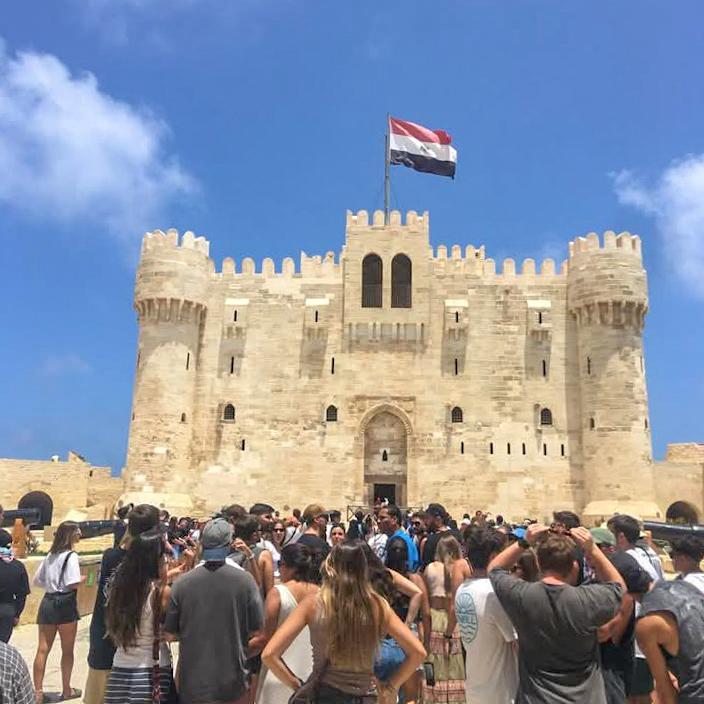 قلعة قايتباى فى العيد