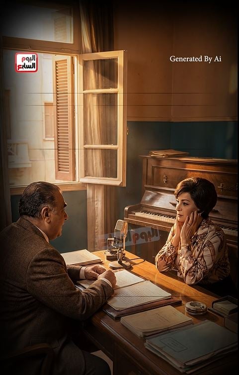 نبيلة قنديل مع محمد حسن الشجاعي