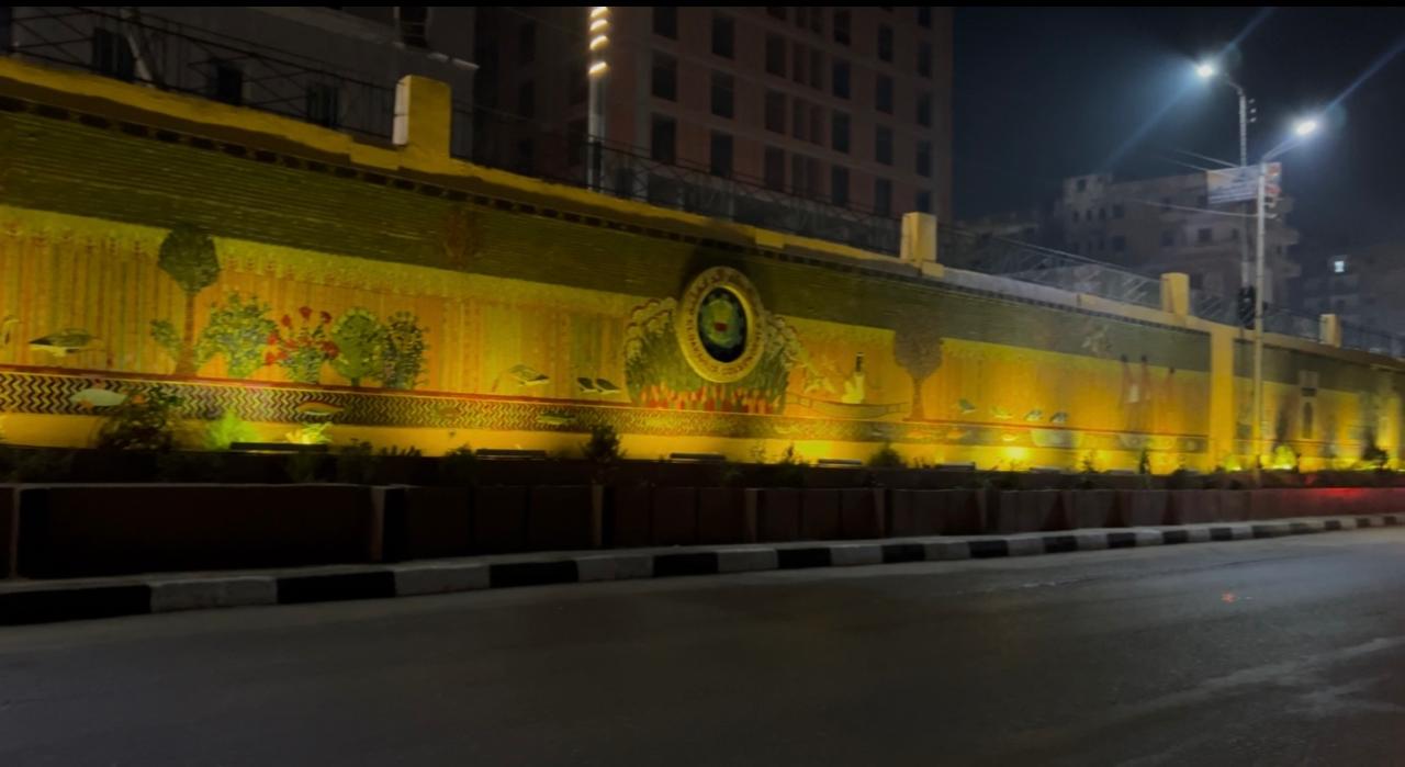 جداريات المنصورة ليلا