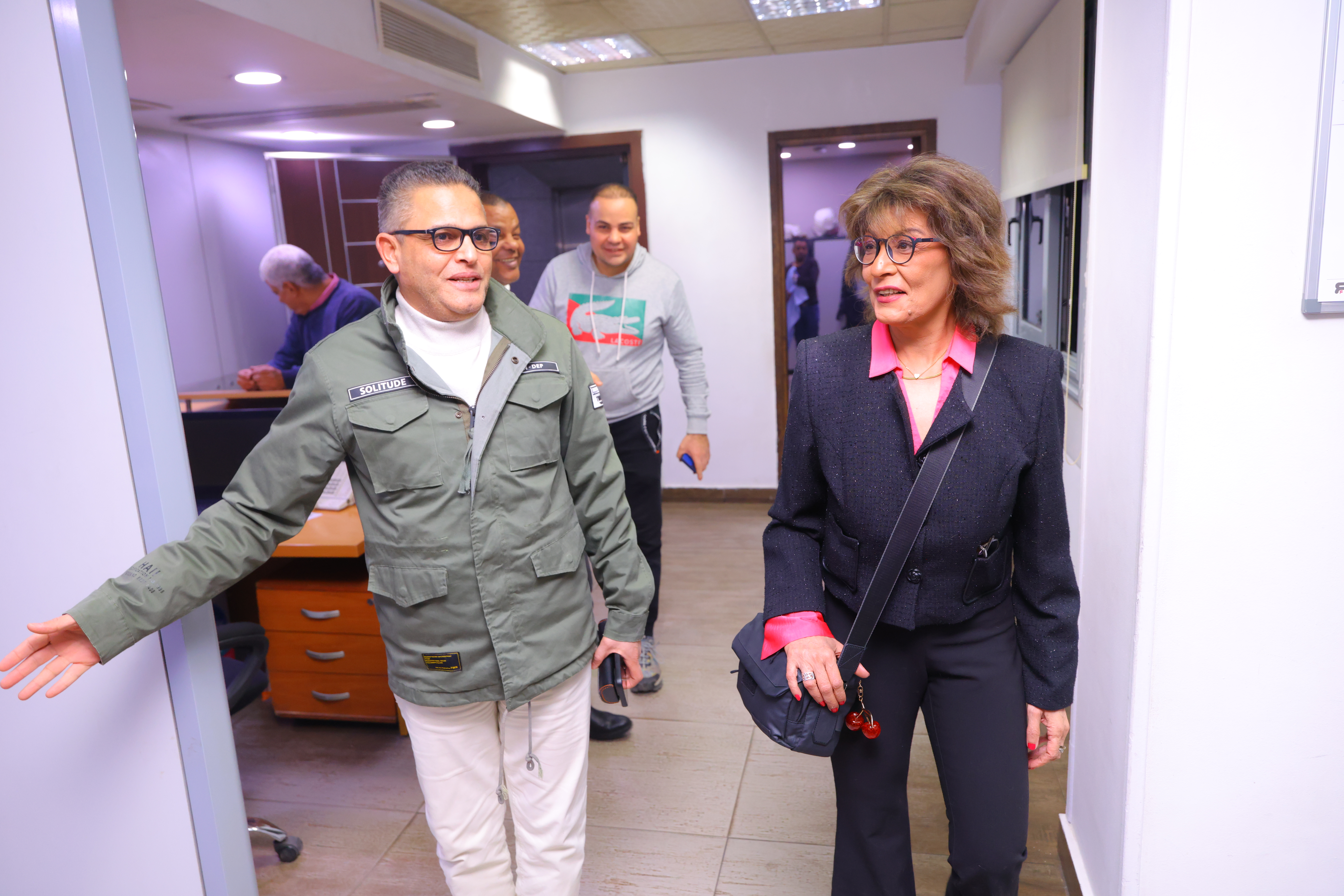 الفنانة الكبيرة سماح أنور في اليوم السابع