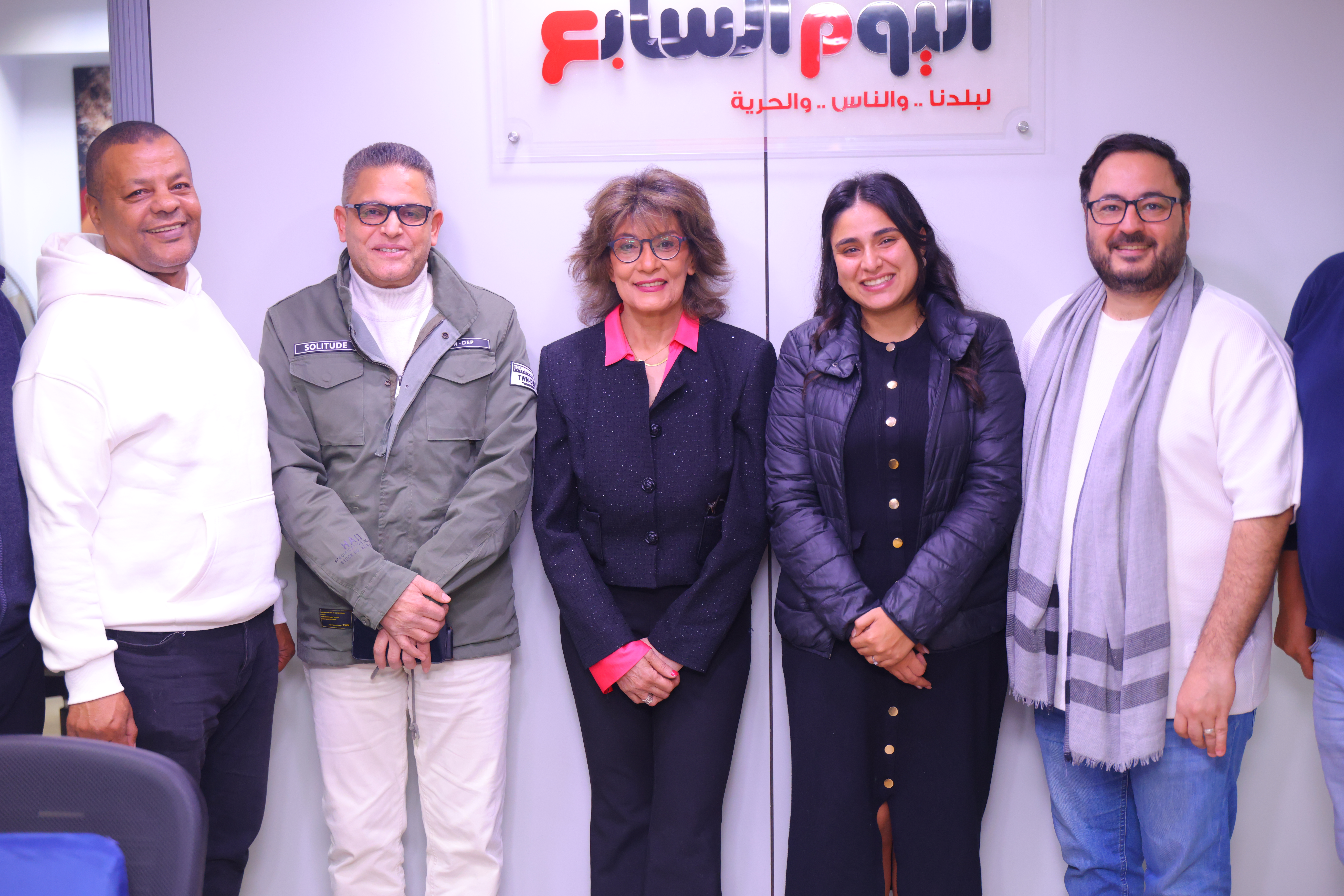 الفنانة الكبيرة سماح أنور في اليوم السابع