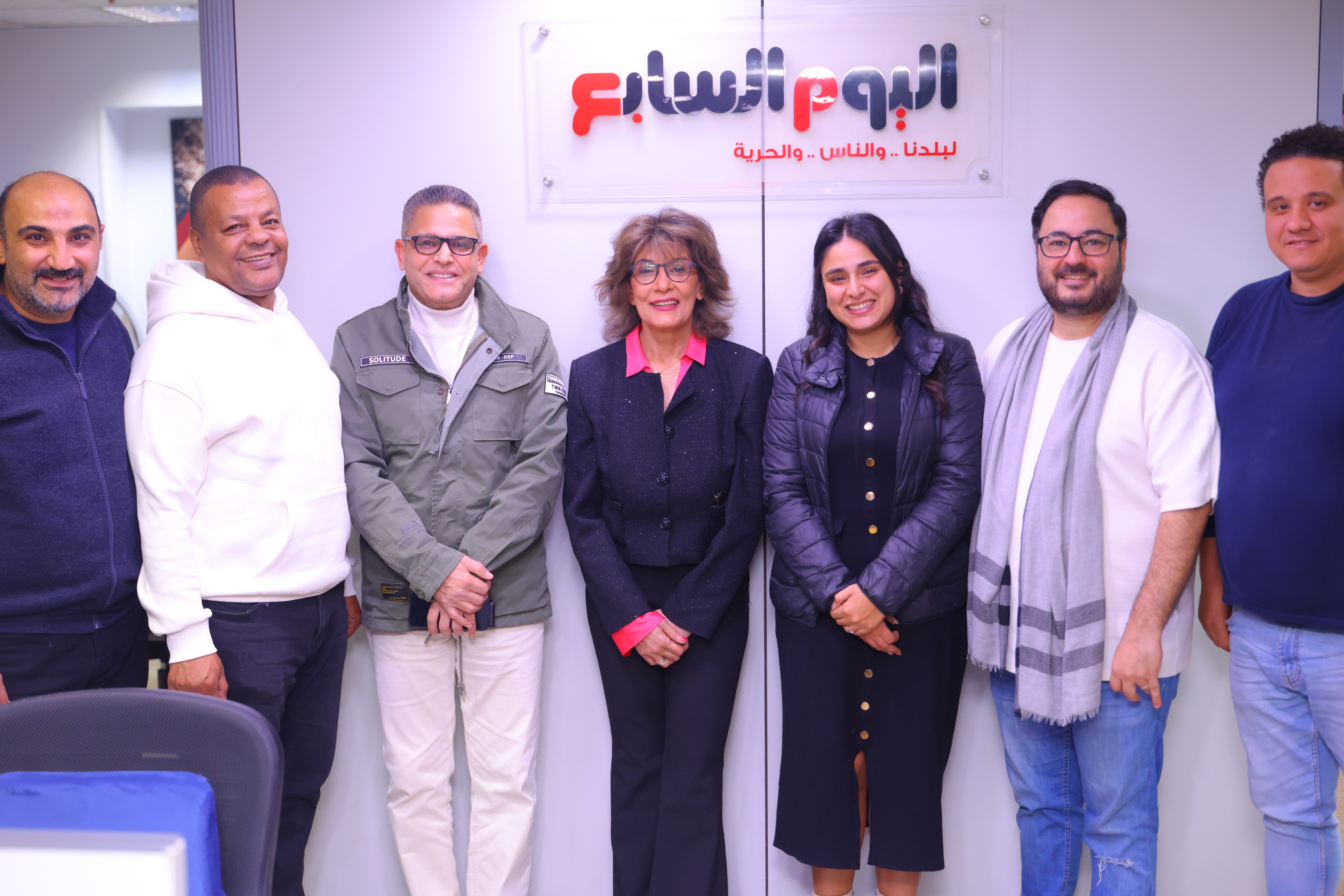 الفنانة الكبيرة سماح أنور في اليوم السابع