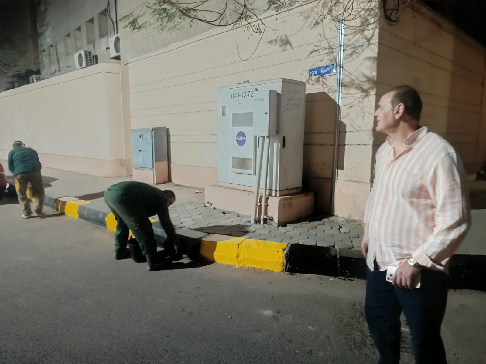 رفع كفاءة الشوارع بحي العجوزة