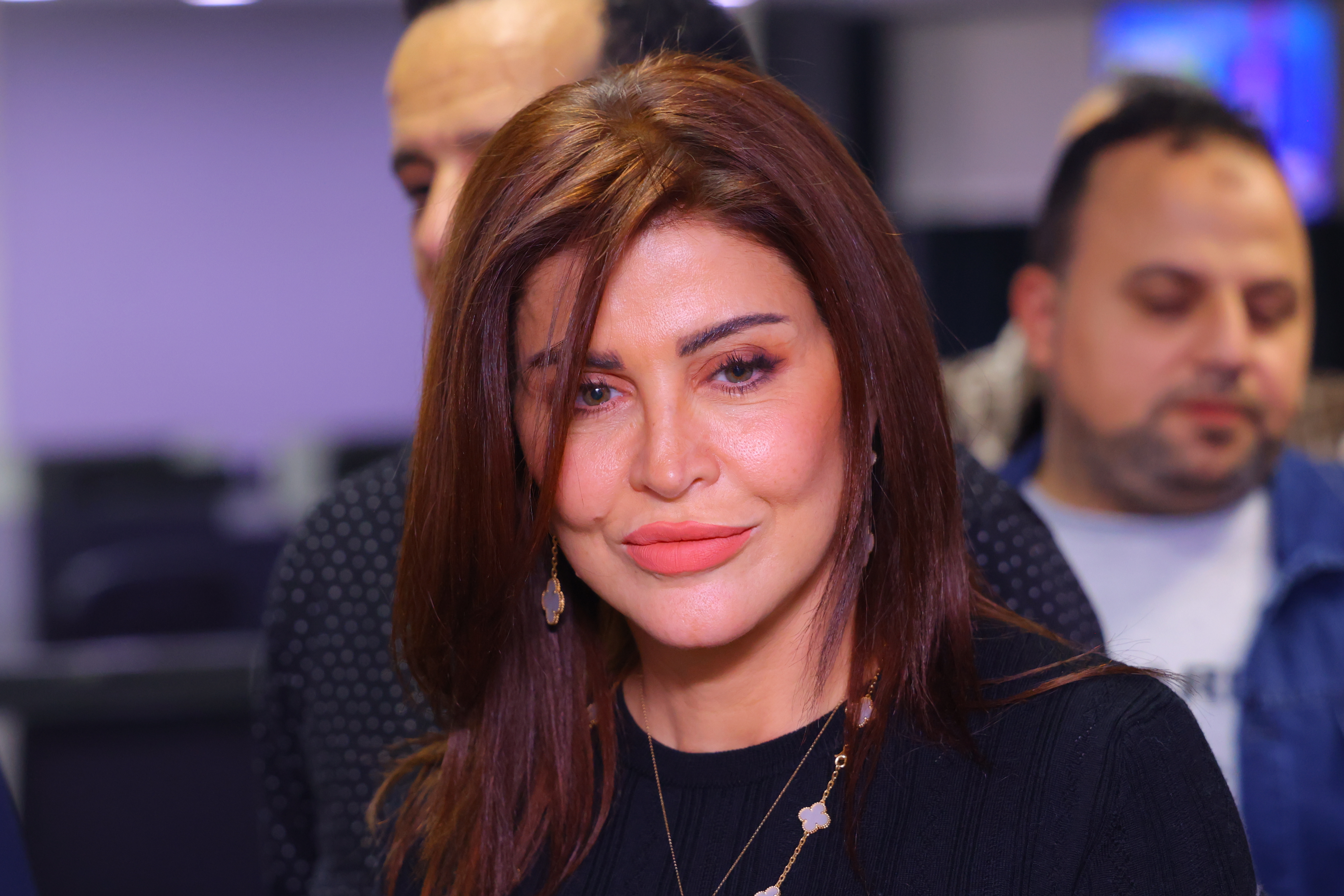 جومانا مراد وأحمد رزق ونجلاء بدر بجولة في اليوم السابع 