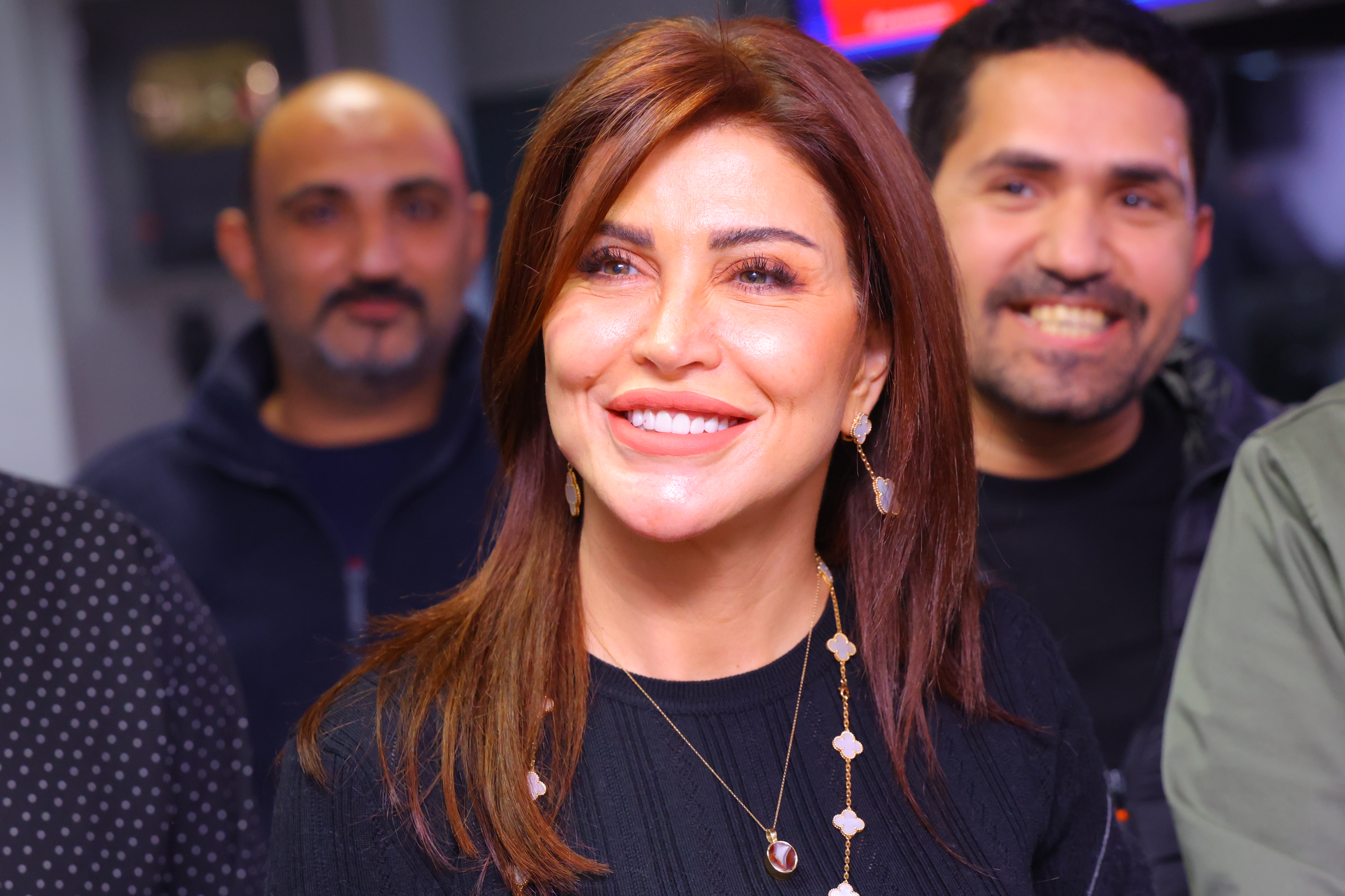 جومانا مراد وأحمد رزق ونجلاء بدر بجولة في اليوم السابع 