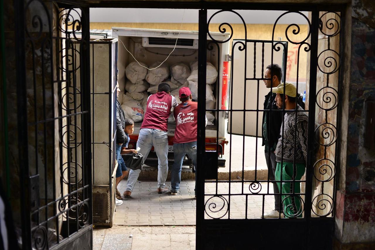 أبو العنين عضو التحالف الوطنى تشارك في فطار المطرية السنوي (6)