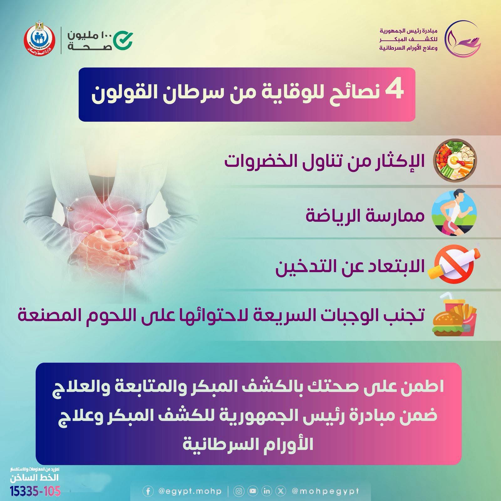 الوقايه من سرطان القولون