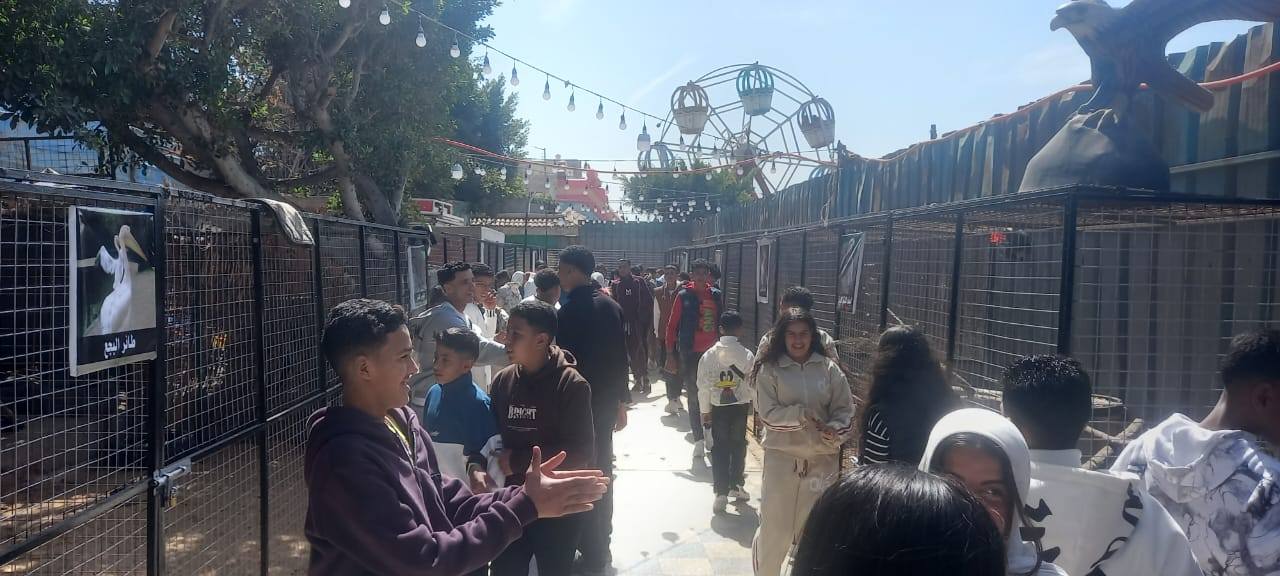 توافد على حديقة الحيوان