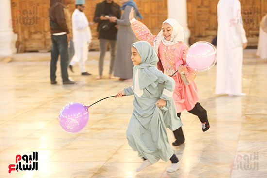صلاة العيد فى مسجد عمرو بن العاص (17)