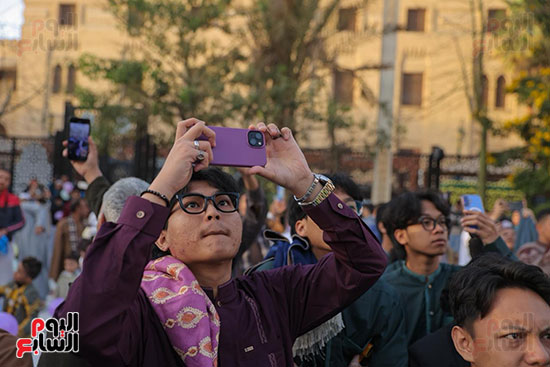 صلاة عيد الفطر بمسجد الحسين (10)