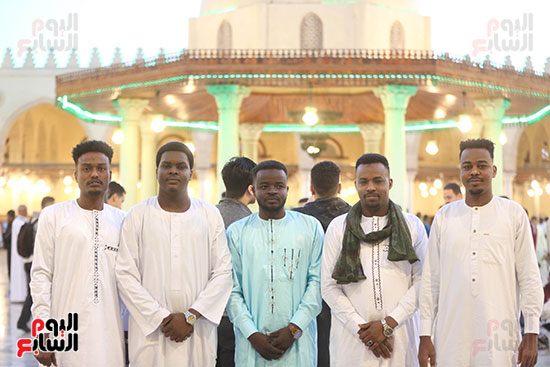 صلاة العيد فى مسجد عمرو بن العاص (19)