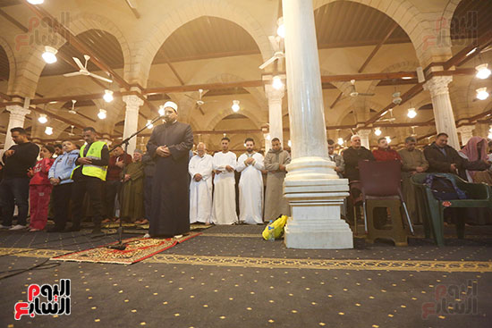 صلاة العيد فى مسجد عمرو بن العاص (6)