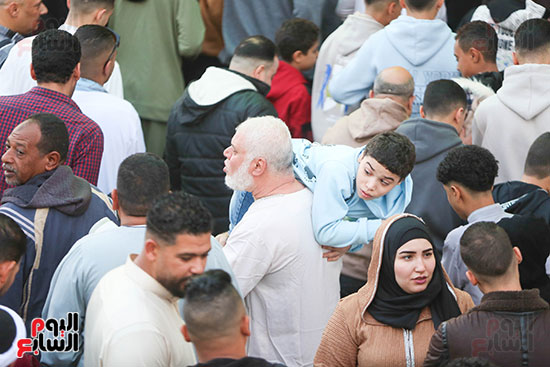 صلاة العيد فى مسجد عمرو بن العاص (24)