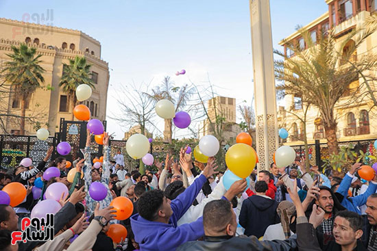 صلاة عيد الفطر بمسجد الحسين (2)