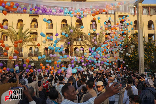 صلاة عيد الفطر بمسجد الحسين (32)