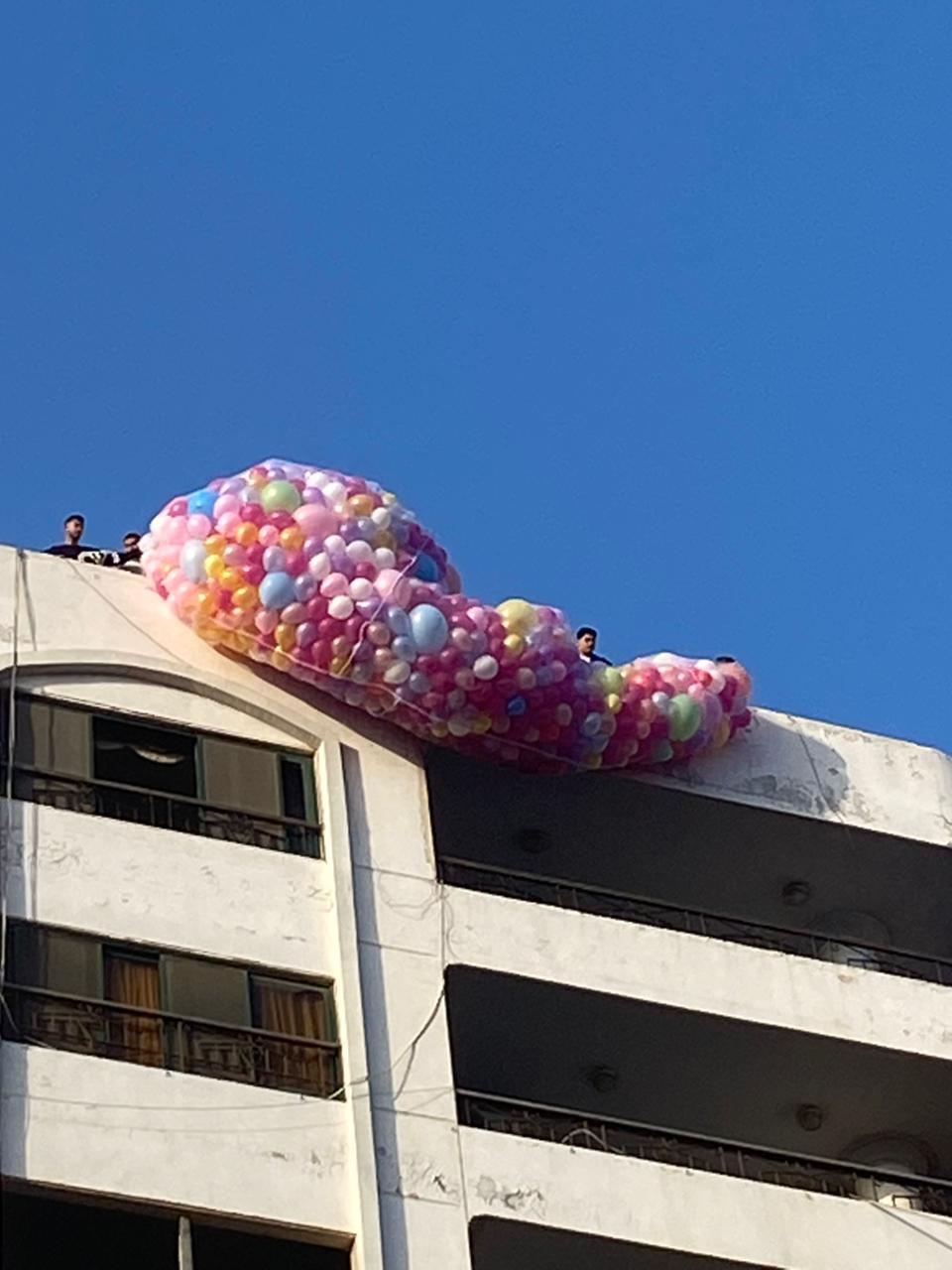 شلالات بالونات شلالات بالونات