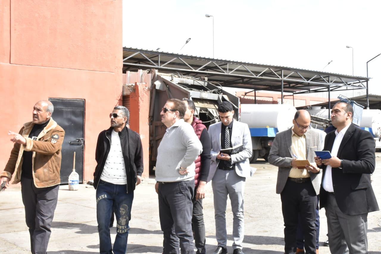 المحافظ يتفقد الجراچ