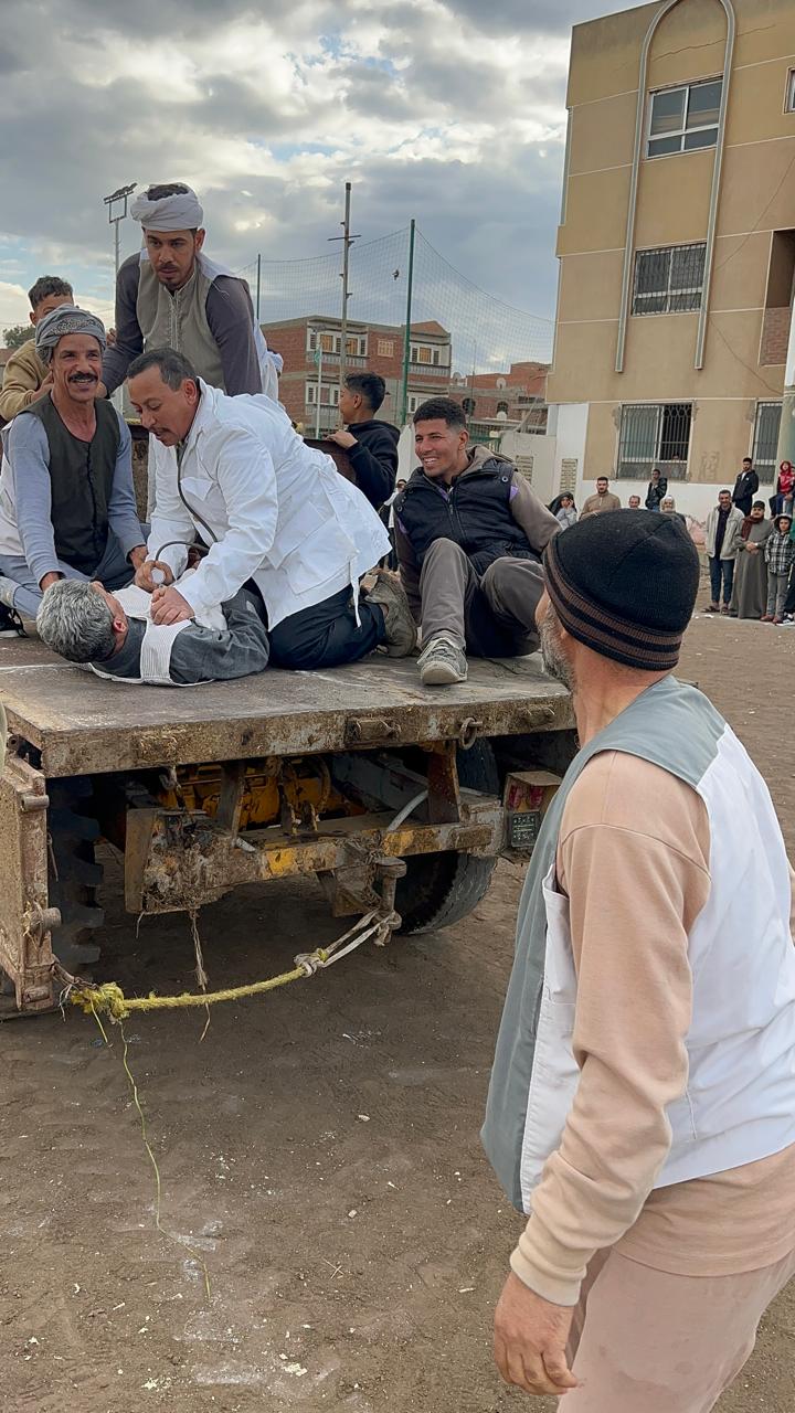 الكشف علي لاعب مصاب