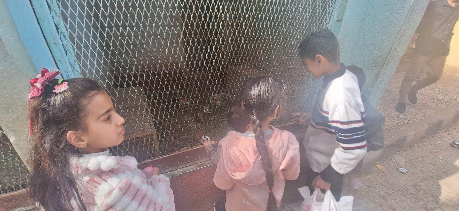 الاطفال فى الحديقة