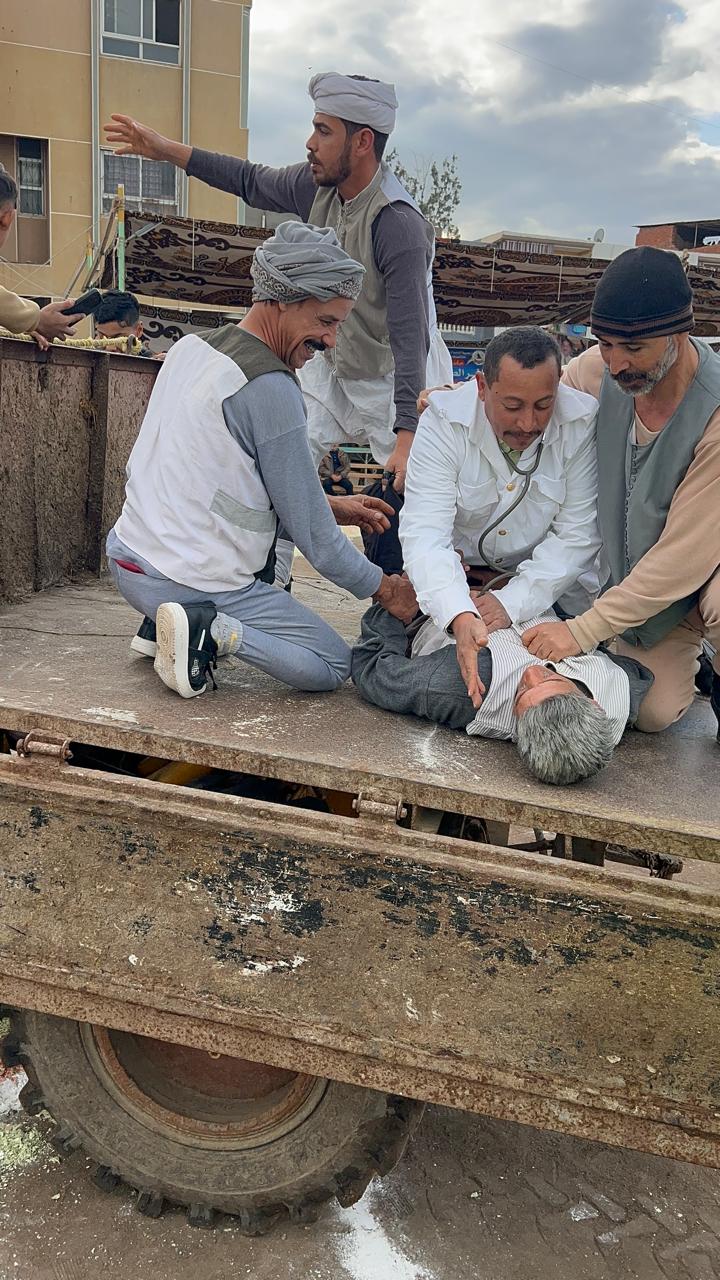 الفريق الطبي واسعاف لاعب