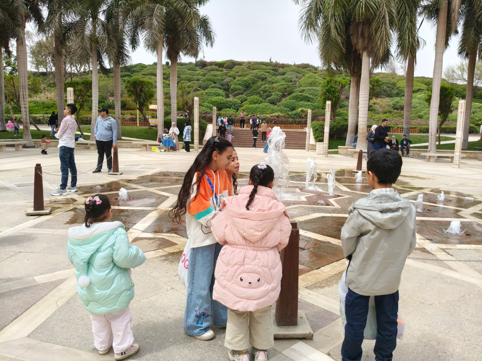 حديقة الأزهر بثاني أيام عيد الفطر المبارك