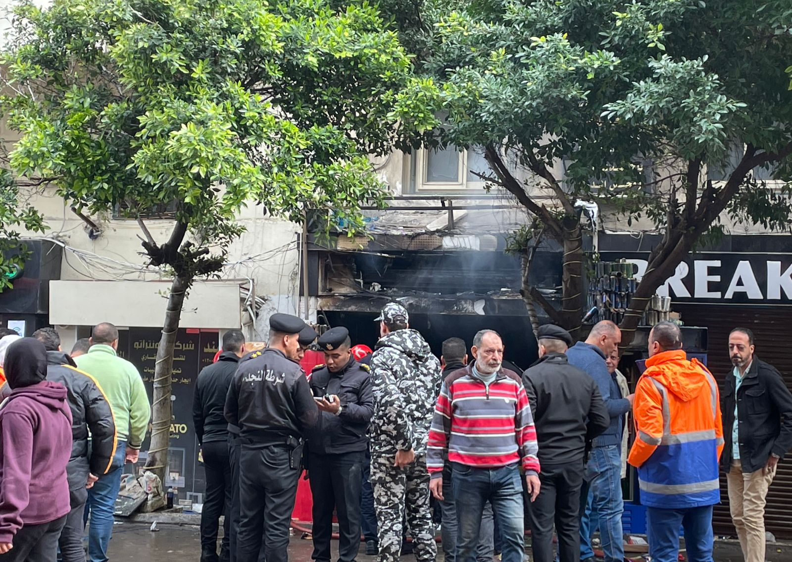 حريق محل بقالة في الجمرك بالإسكندرية حريق محل بقالة في الجمرك بالإسكندرية