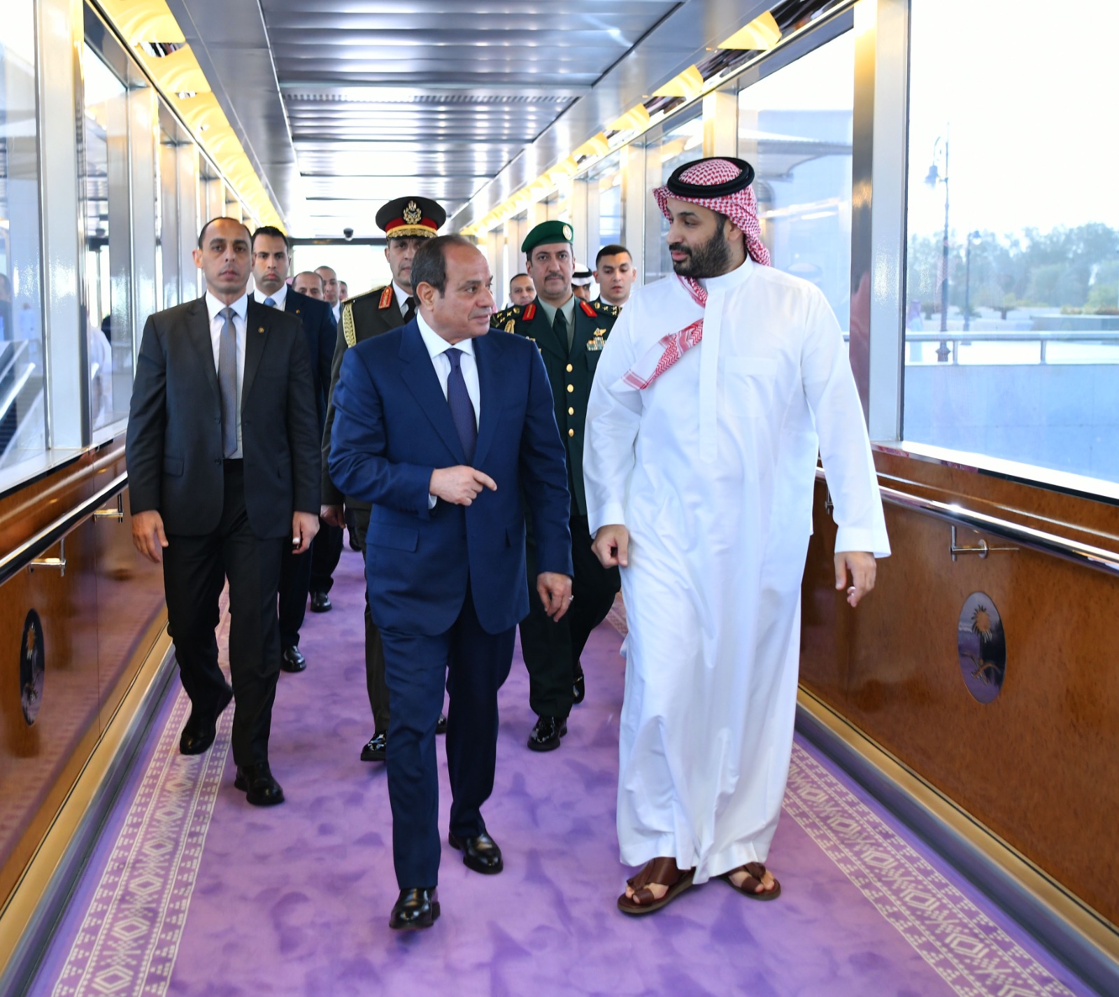 الرئيس عبد افتاح السيسي في زيارة للملكة العربية السعودية  (5)