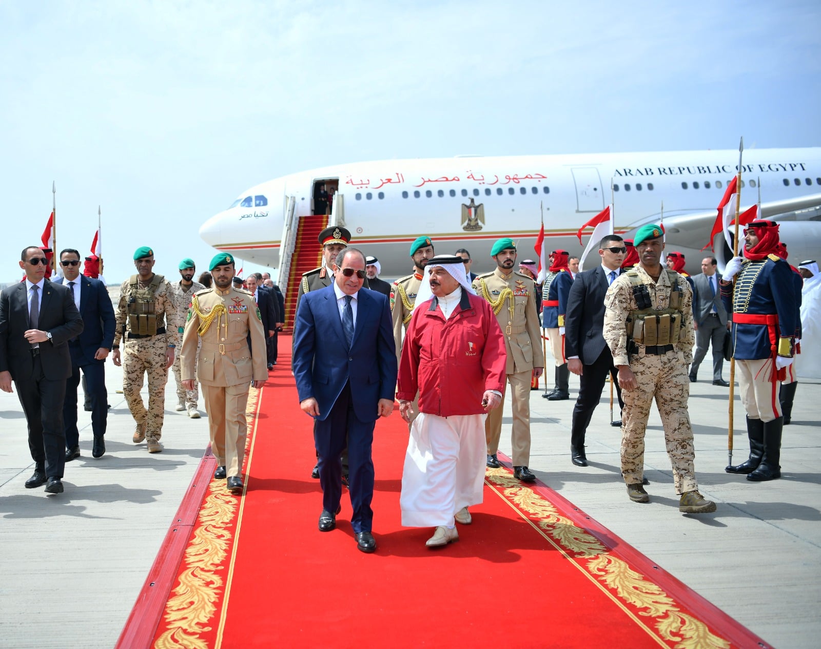 الرئيس عبد الفتاح السيسي في زيارة لدولة البحرين
