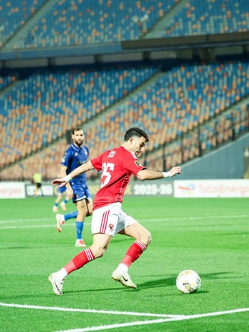 زيزو خلال المباراة