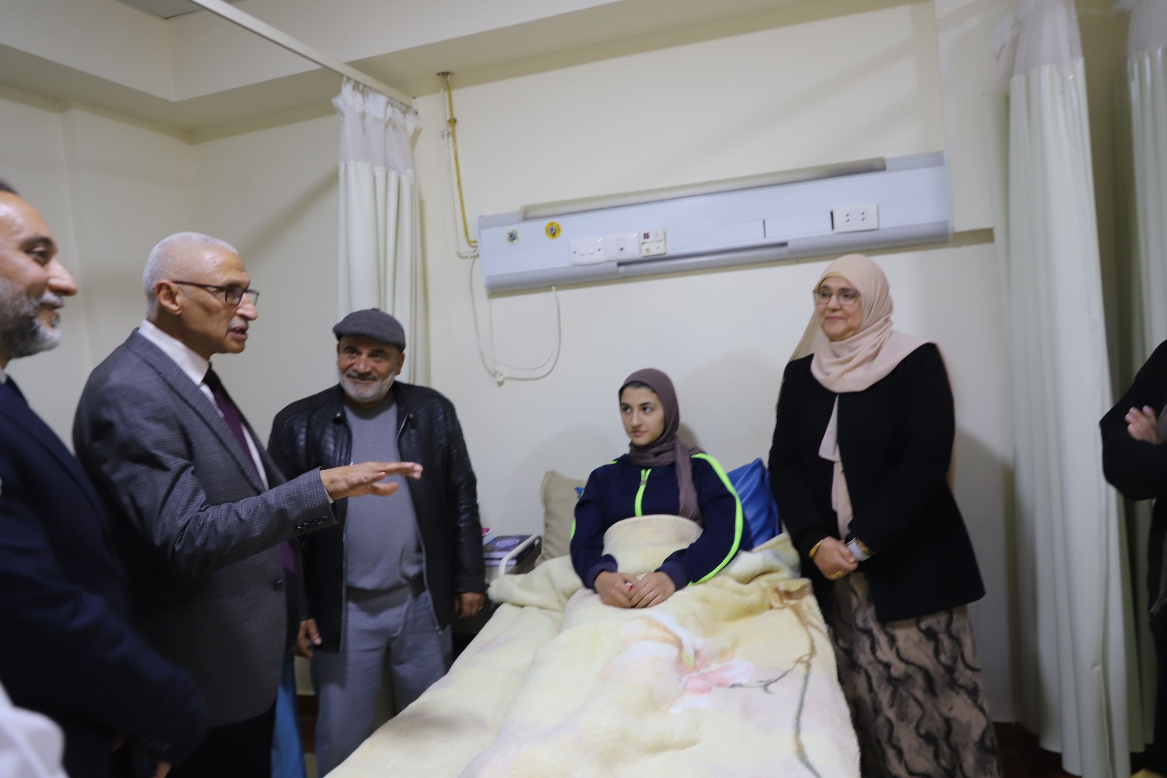 حديث مع الاطباء والمرضي 