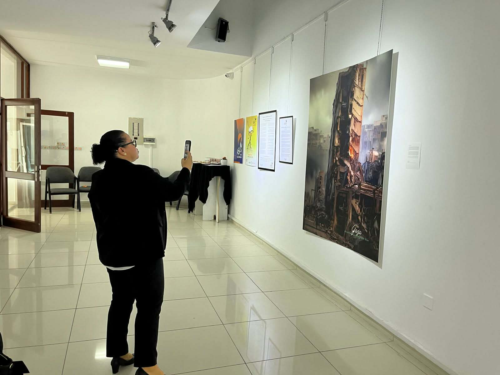 لوحة الفنانة ديانا الحصري