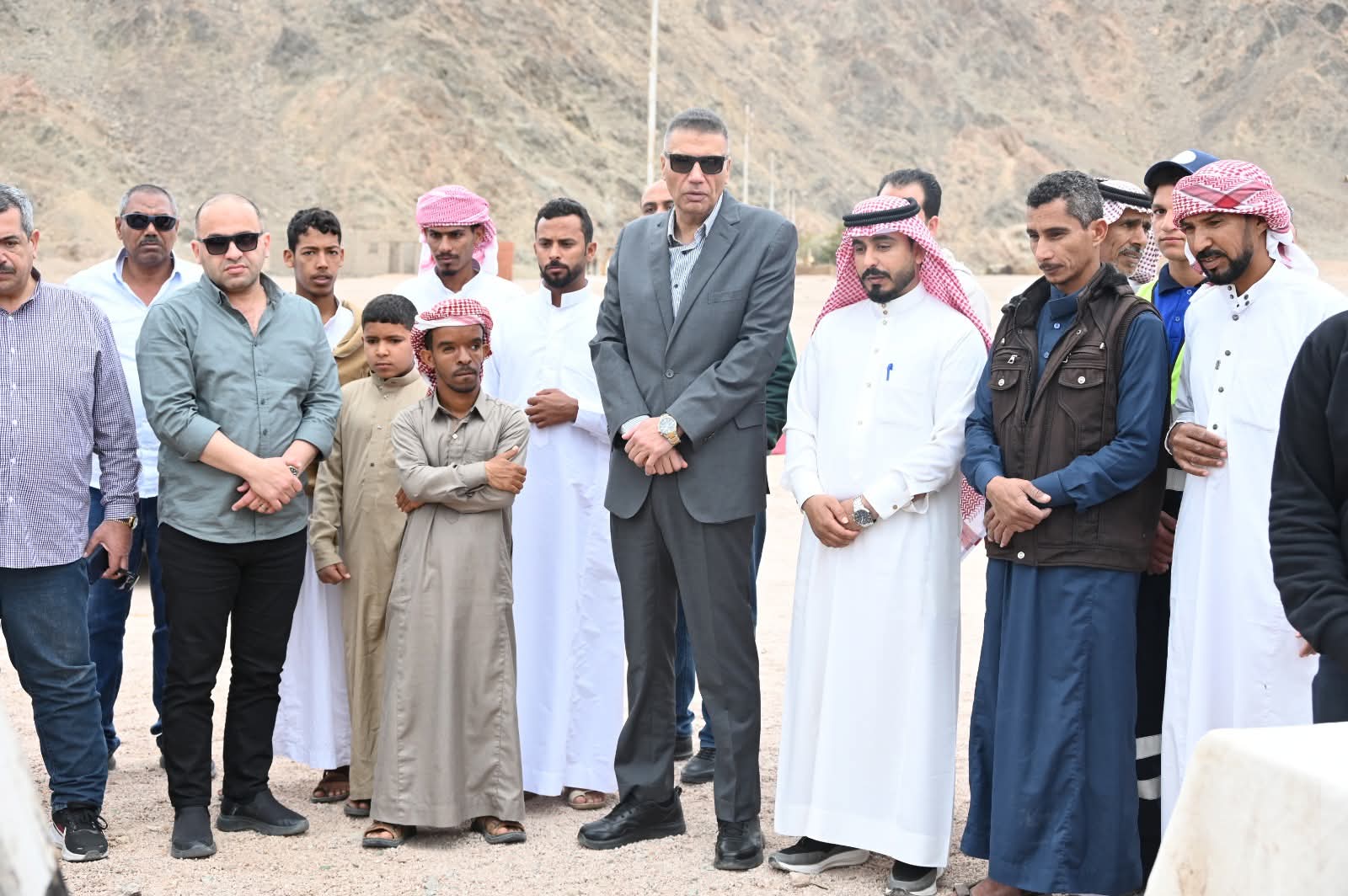 محافظ جنوب سيناء بوادي خريزة بشرم الشيخ