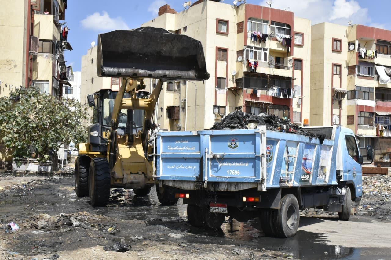 رفع المخلفات والمياه