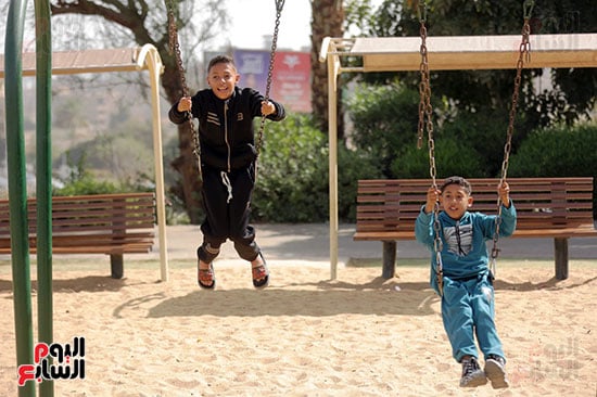 احتفالات ثالث أيام العيد بحديقة الأزهر