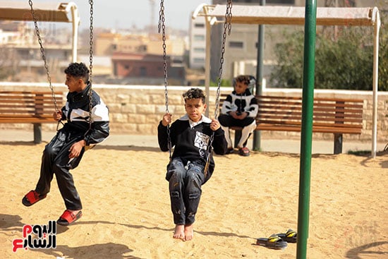 حديقة الأزهر فى ثالث أيام العيد