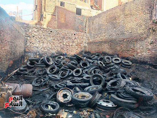 حريق محزن بالدويقة  (4)